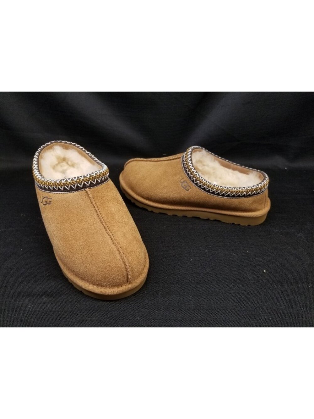 UGG Men's Tasman II Slippers Suede Chestnut Size 7 NEW IN BOX!